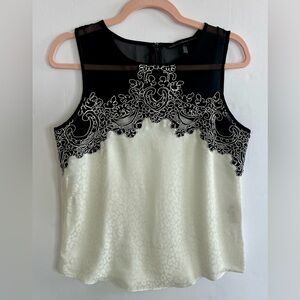 WHBM Elegant Lace Top Size 6